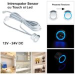 Intrerupator LED cu Senzor Tactil si Variator 5A 12V-24V