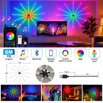 Kit banda LED 5V Joc Artificii, LZ9625