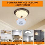 Kit LED Plafoniera cu Senzor 12W/18W/24W Rotund 5CCT Rotund - imagine 5