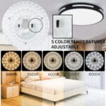 Kit LED Plafoniera cu Senzor 12W/18W/24W Rotund 5CCT Rotund - imagine 4