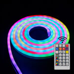 Kit Neonflex LED Slim RGB Digital 5m Telecomanda