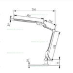 Lampa Birou LED 10W 3 Functii EBRU - imagine 4