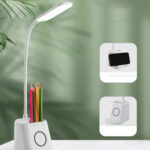Lampa Birou LED 10W cu Incarcator Wirless pentru telefon 3 Functii - imagine 3
