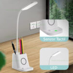 Lampa Birou LED 10W cu Incarcator Wirless pentru telefon 3 Functii - imagine 4