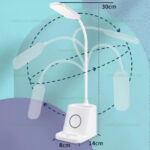 Lampa Birou LED 10W cu Incarcator Wirless pentru telefon 3 Functii - imagine 5