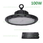 Lampa LED Iluminat Industrial 100W UFO Negru VIENA Emergenta