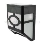 Lampa LED Exterior 0.5W 2 LED-uri Solara Negru