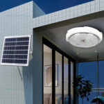 Aplica LED Exterior 100W 110 SMD Solara Dimabil cu Telecomanda