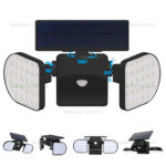 Lampa LED Exterior 11W 2x28SMD Solara Senzor LZ18D028 - imagine 5