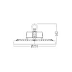 Lampa LED Iluminat Industrial Reglabila 60W-80W-100W UFO CCT - imagine 5