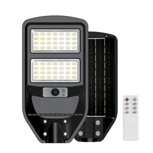 Lampa LED Iluminat Stradal 100W Solara cu Senzor Miscare si Telecomanda GRAND Lampa LED Iluminat Stradal 100W Solara cu Senzor Miscare si Telecomanda GRAND - imagine 1