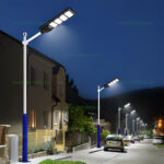 Lampa LED Iluminat Stradal 120W Solara cu Senzor Miscare LZ01 - imagine 2