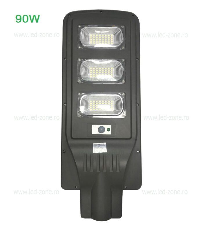 Lampa LED Iluminat Stradal 90W 144xSMD Solara cu Senzor Miscare Lampa LED Iluminat Stradal 90W 144xSMD Solara cu Senzor Miscare - imagine 1