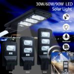 Lampa LED Iluminat Stradal 90W 144xSMD Solara cu Senzor Miscare - imagine 3