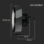 Lampa LED Industriala 100W UFO Premium 18000Lm Driver Meanwell - imagine 5