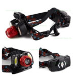 Lanterna LED Frontala 10W Senzor si Acumulator - imagine 3
