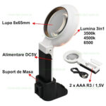 Lupa cu Lumina LED TH-7020B - imagine 6