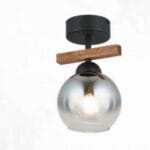 Lustra 1 Soclu E27 Lemn LZ3332-1