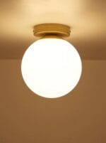 Aplica 1 Glob Mat Soclu E27 LZ301-1 Aurie - imagine 2