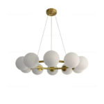 Lustra 10 Socluri E27 LZ5750 - imagine 2