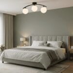Lustra 3 Socluri E27 Neagra LZ2601-3