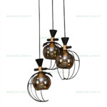 Lustra 3 Socluri E27 LZ4707-3 - imagine 2