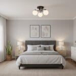 Lustra 3 Socluri E27 Neagra LZ5183/6530