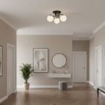 Lustra 3 Socluri E27 Neagra LZ5183/6530 - imagine 2