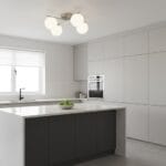 Lustra 4 Socluri E27 Crom LZ516 - imagine 2