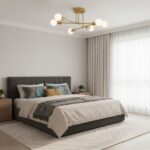 Lustra 6 Socluri E27 Aurie LZ1052 - imagine 3