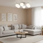 Lustra 6 Socluri E27 Crom LZ516