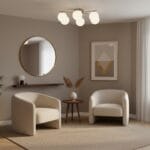 Lustra 6 Socluri E27 Crom LZ516 - imagine 2
