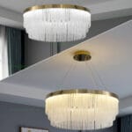 Lustra 96W 3 Functii cu Telecomanda Cristal LZ3033 - imagine 3