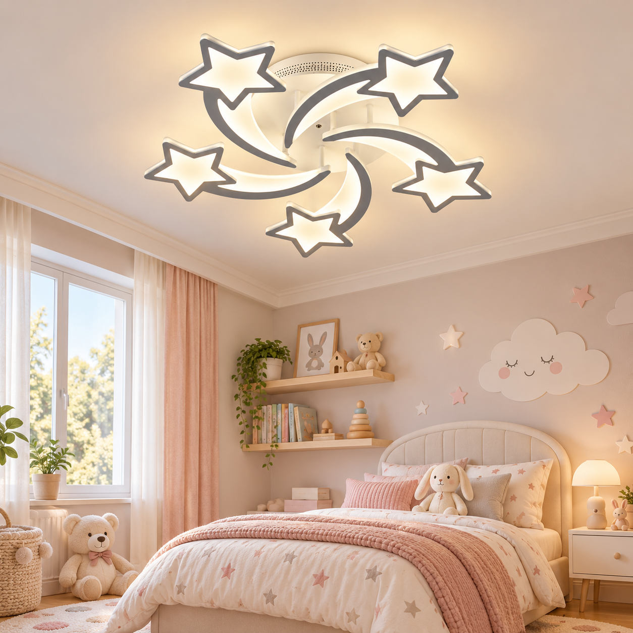 Lustra LED 100W 3 Functii Dimabila cu Telecomanda LZ3316-5 4 Lustra LED 100W 3 Functii Dimabila cu Telecomanda LZ3316-5 - imagine 4