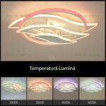 Lustra LED 102W 3 Functii RGB Smart Dimabila cu Telecomanda LZ9209-400 - imagine 2