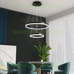 Lustra LED 102W Dimabila 3 Functii cu Telecomanda sau Telefon LZ5205-2 - imagine 7