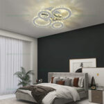 Lustra LED 104W 3 Functii Dimabila cu Telecomanda Cristal LZ8080-2+2