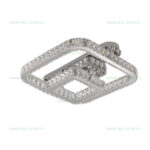 Lustra LED 108W 3 Functii Dimabila cu Telecomanda Cristal LZ9675-500F - imagine 2