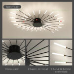 Lustra LED 112W 3 Functii Dimabila cu Telecomanda sau Telefon LZ4003-28 - imagine 2