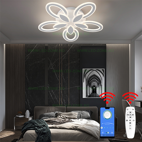 Lustra LED 116W 3 Functii Dimabila cu Telecomanda sau Telefon LZ6547-5 Lustra LED 116W 3 Functii Dimabila cu Telecomanda sau Telefon LZ6547-5 - imagine 1
