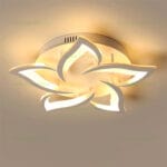 Lustra LED 70W 3 Functii Alba Dimabila cu Telecomanda LZ16801-5 - imagine 2