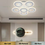 Lustra LED 120W 3 Functii Dimabila cu Telecomanda LZS5260-5+1