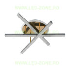 Lustra LED 120W 3 Functii Dimabila cu Telecomanda sau Telefon LZ6882-SV - imagine 5