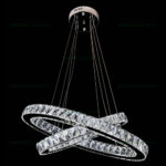 Lustra LED 120W Dimabila 3 Functii cu Telecomanda Cristal LZ7017-600 - imagine 4