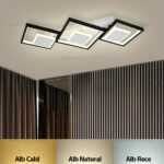Lustra LED 126W 3 Functii Dimabila cu Telecomanda LZR9059-S1