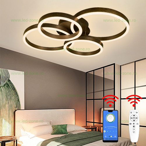 Lustra LED 132W 3 Functii Dimabila cu Telecomanda sau Telefon LZ5191-22 Lustra LED 132W 3 Functii Dimabila cu Telecomanda sau Telefon LZ5191-22 - imagine 1