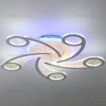 Lustra LED 138W 3 Functii Dimabila cu Telecomanda LZM398-5 RGB - imagine 2