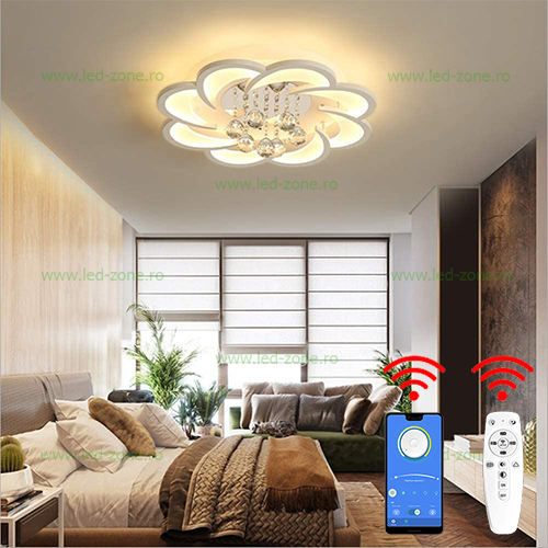 Lustra LED 120W 3 Functii cu Telecomanda sau Telefon LZ6615-500 Lustra LED 120W 3 Functii cu Telecomanda sau Telefon LZ6615-500 - imagine 1