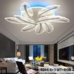 Lustra LED 144W 3 Functii RGB Smart Dimabila cu Telecomanda LZ9244 - imagine 2