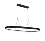 Lustra LED 144W Neagra 3 Functii cu Telecomanda LZ082